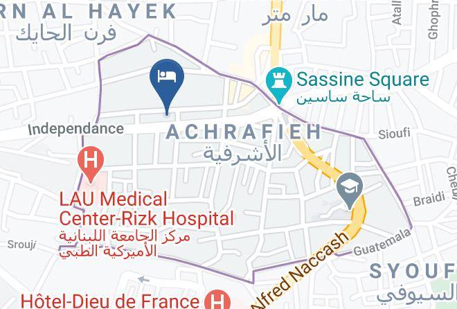 Beyrouth - Sofitel Beirut Le Gabriel Maps