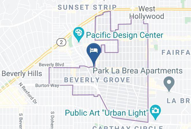 Los Angeles - Sofitel Los Angeles At Beverly Hills Maps