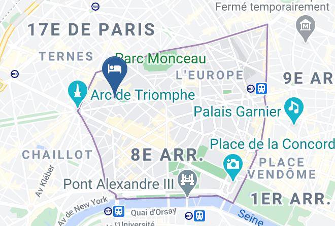 Paris - Hotel Sofitel Paris Arc De Triomphe Maps