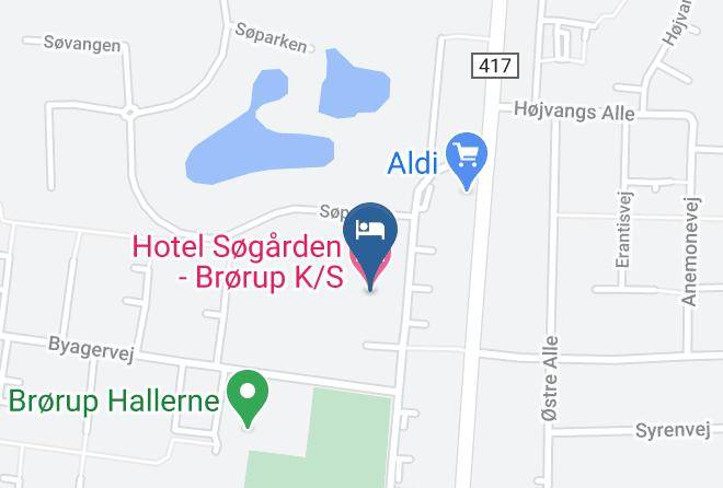 Brorup - Hotel Sogarden Brorup K S Maps