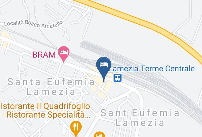 Catanzaro - Hotel Sogni D'oro Airport Maps