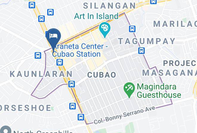 Metro Manila - Red Hotel Cubao Quezon City Maps