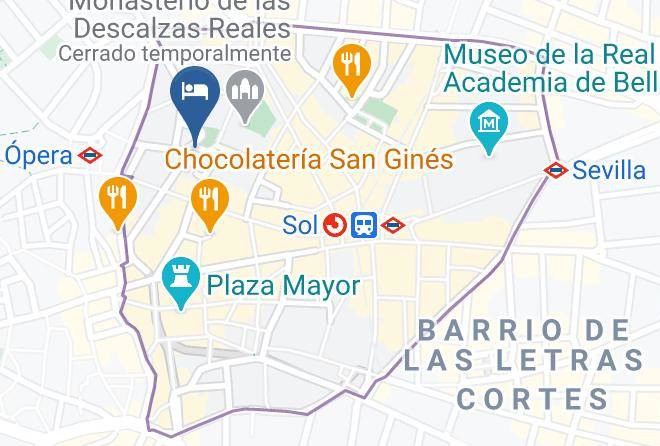 Madrid - Hotel Soho Boutique Opera Maps