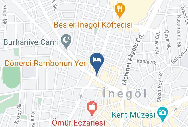 Inegol - Hotel Sokollu Maps