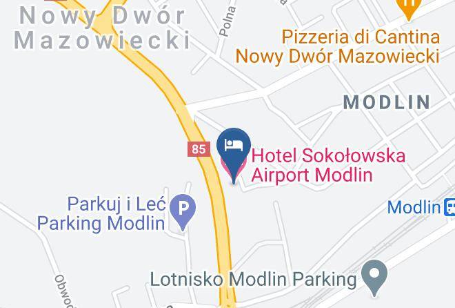 Nowodworski - Hotel Sokolowska Airport Modlin Maps