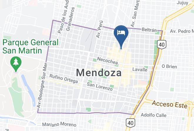 Mendoza - Hotel Geminis Maps