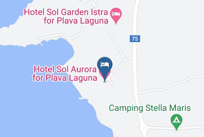 Umag - Hotel Sol Aurora For Plava Laguna Maps