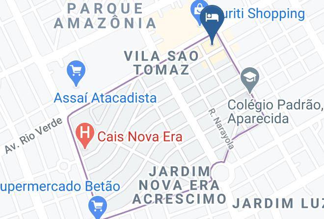 Aparecida De Goiania - Hotel Sol Buriti Maps