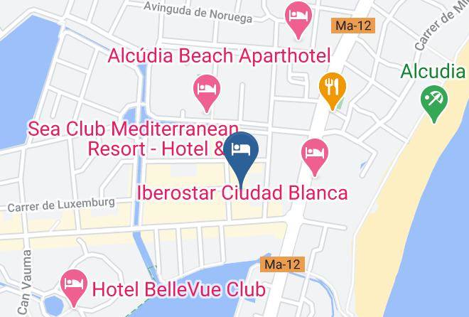Innside By Melia Alcudia Map