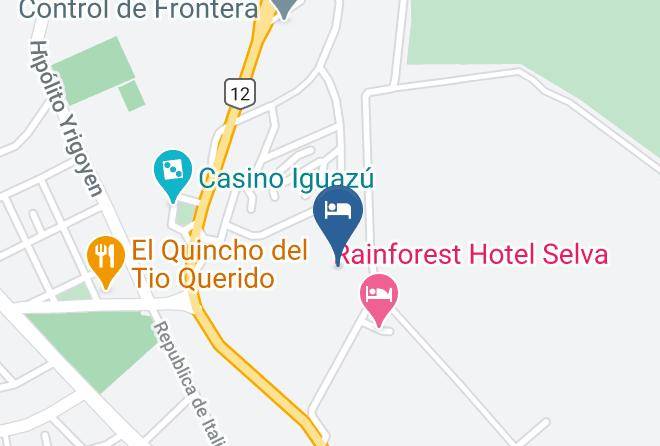 Puerto Esperanza - Hotel Sol Cataratas Maps
