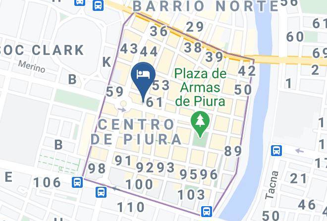 Piura - Hotel Sol De Grau Maps