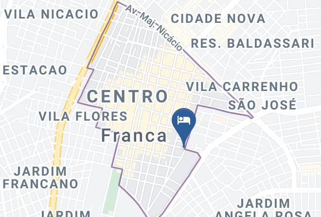 Franca - Hotel Sol De Itapua Em Franca Maps