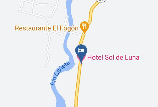 Canete - Hotel Sol De Luna Maps