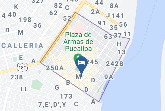 Coronel Portillo - Hotel Sol De Oriente Pucallpa Maps