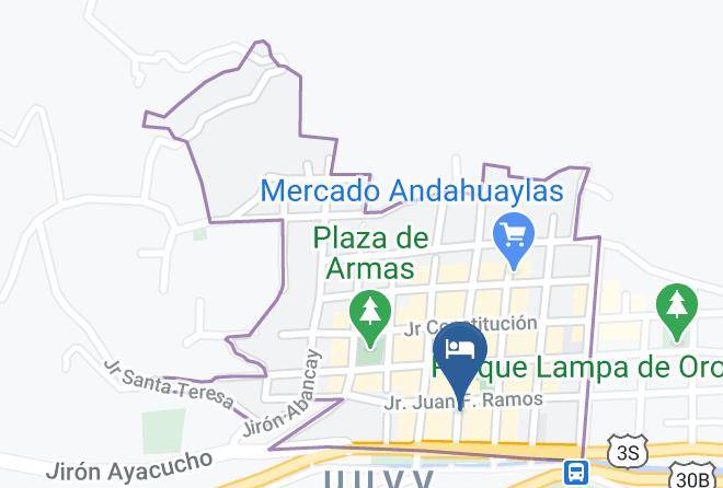 Andahuaylas - Hotel Sol De Oro Maps