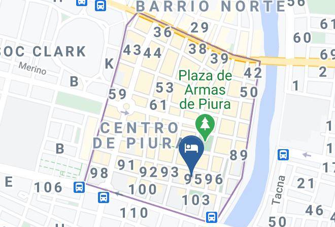 Piura - Hotel Sol De Piura Maps