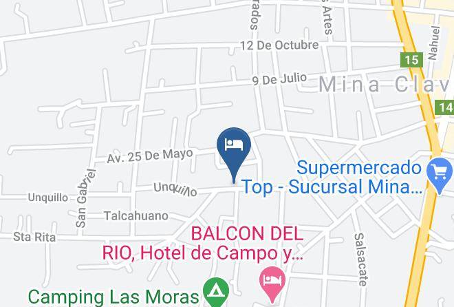 San Alberto Department - Hotel Sol Del Champaqui Maps