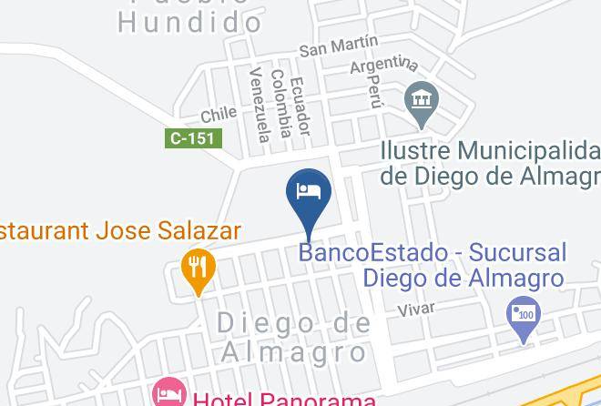 Chanaral Province - Hotel Sol Del Desierto Maps
