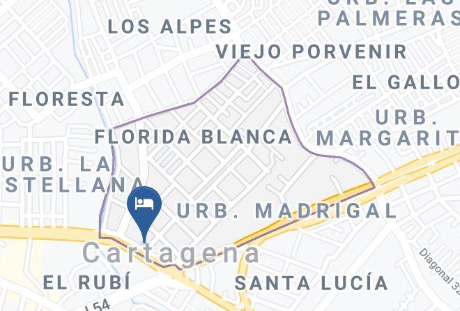 Cartagena De Indias - Hotel Sol Del Este Maps