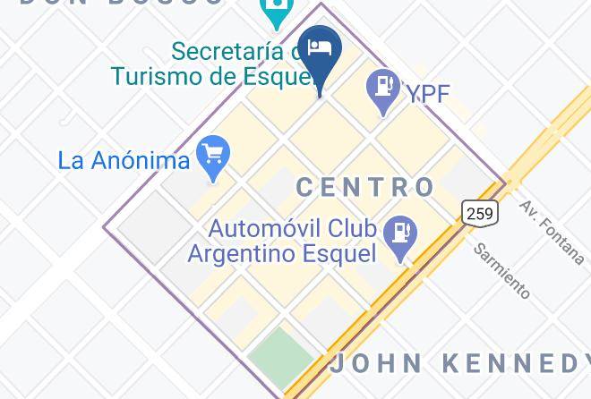 Futaleufu Department - Hotel Sol Del Sur Maps