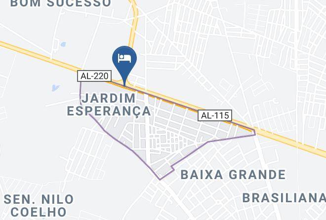 Arapiraca - Hotel Sol Nascente Maps