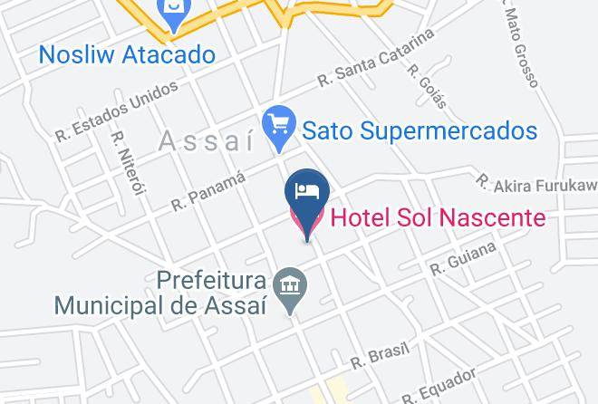 Assai - Hotel Sol Nascente Maps
