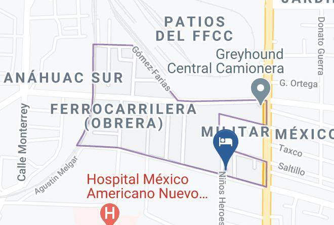 Nuevo Laredo - Hotel Sol Maps