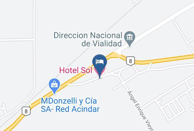 Rio Cuarto Department - Hotel Sol Maps