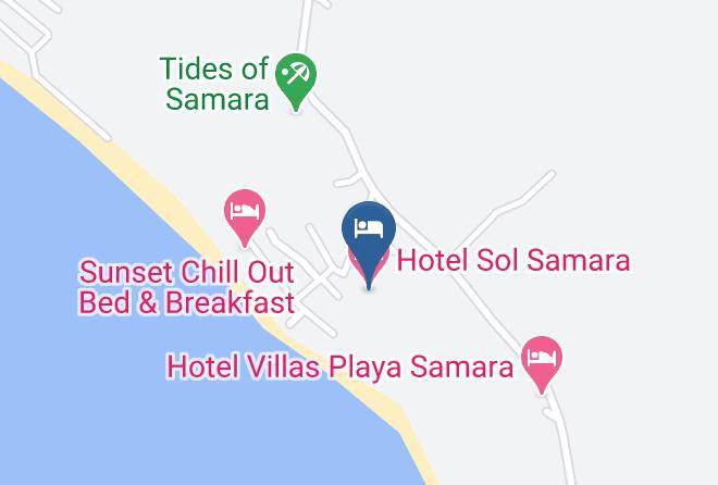 Nicoya - Hotel Sol Samara Maps