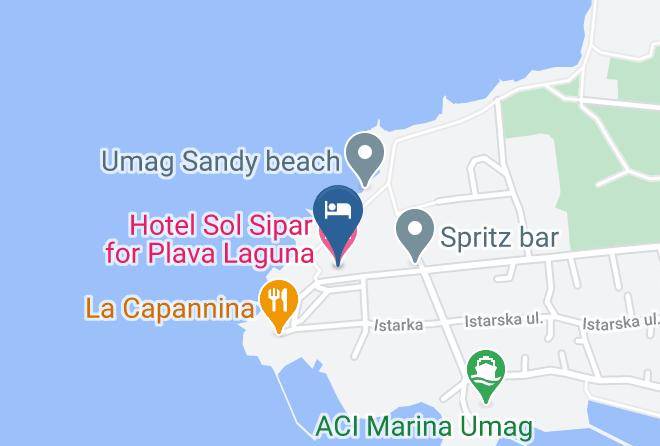 Umag - Hotel Sol Sipar For Plava Laguna Maps