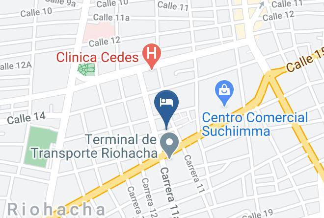 Riohacha - Hotel Sol Y Luna Maps