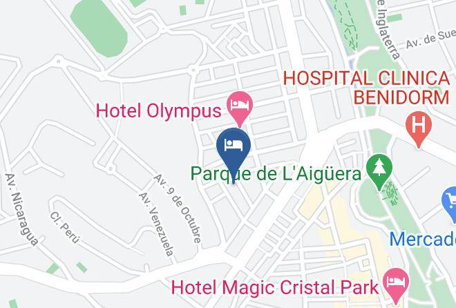 Alicante - Hotel Sol Y Sombra Maps