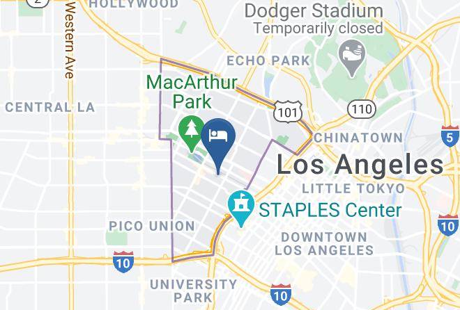 Los Angeles - Hotel Solaire Maps