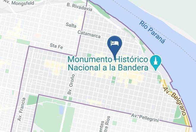 Rosario - Hotel Solans Libertador Maps