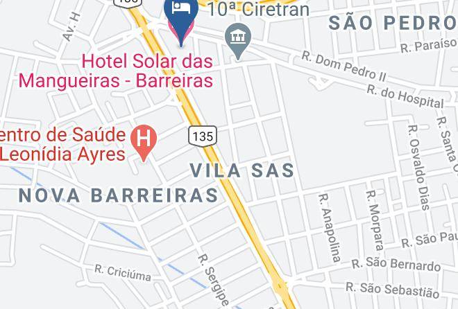 Barreiras - Hotel Solar Das Mangueiras Barreiras Maps