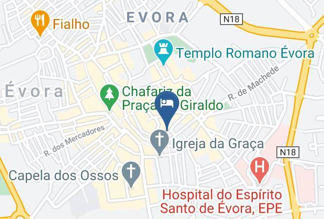 Sao Mamede - Hotel Solar De Monfalim Maps
