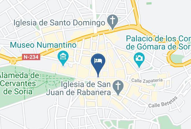 Hotel Solar De Tejada Map