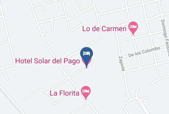 San Antonio De Areco - Hotel Solar Del Pago Maps