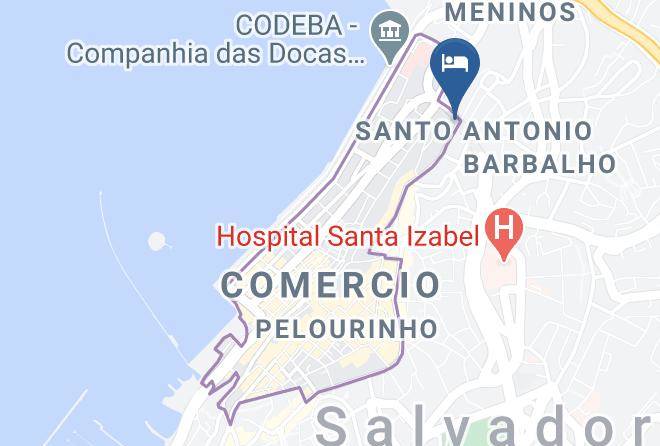 Salvador - Hotel Solar Do Carmo Maps