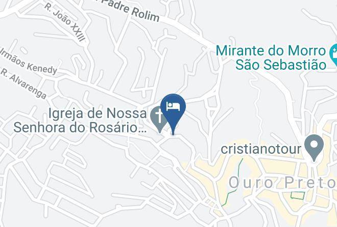 Ouro Preto - Hotel Solar Do Rosario Maps