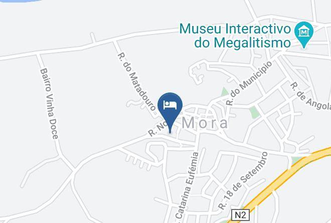 Mora - Hotel Solar Dos Lilases Maps