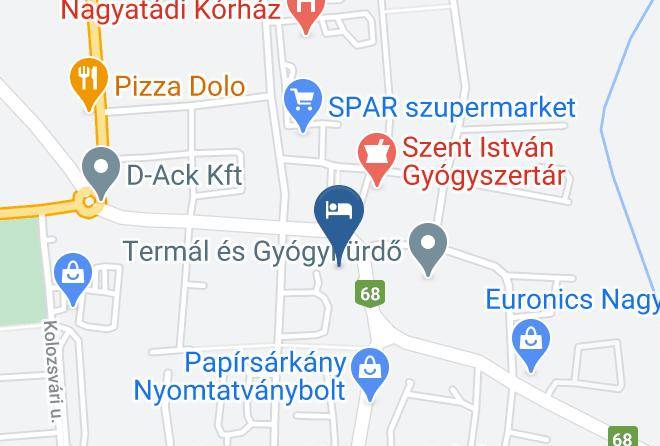 Nagyatad - Hotel Solar Maps