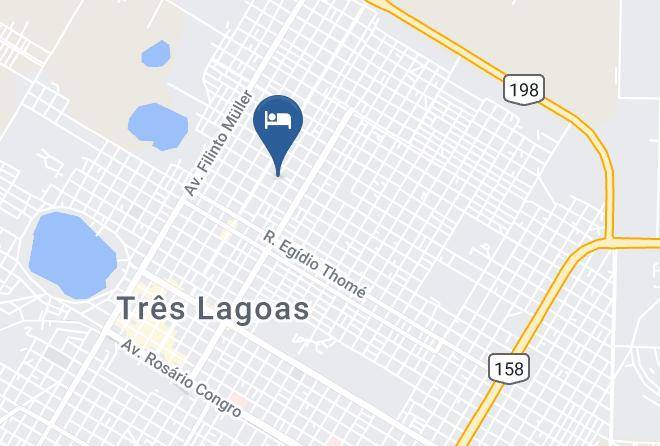Tres Lagoas - Hotel Solaris Maps