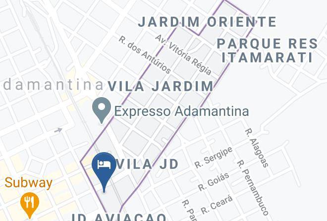 Adamantina - Hotel Solarium Park Maps