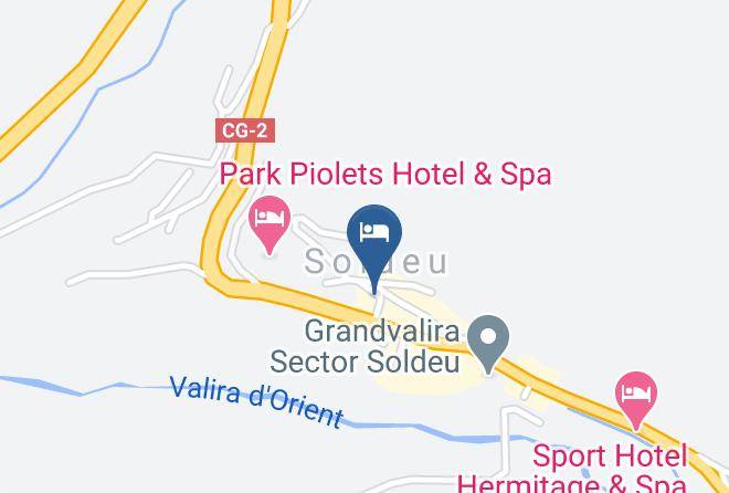 Canillo - Hotel Soldeu Maistre Maps
