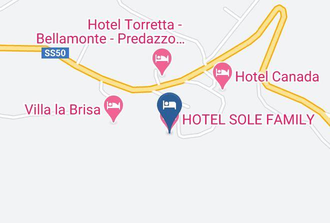 Hotel Sole Family Hotel Map