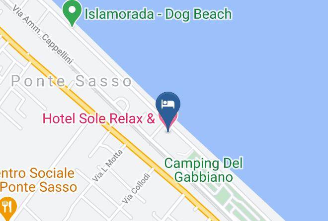 Pesaro And Urbino - Hotel Sole Relax & Spa Maps