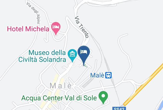 Trento - Hotel Sole Maps