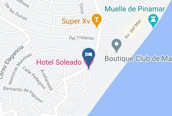 Pinamar - Hotel Soleado Maps