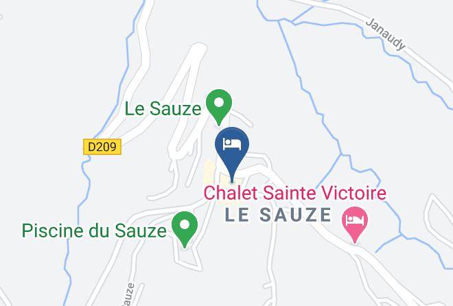 Alpes De Haute Provence - Hotel Soleil Des Neiges Maps
